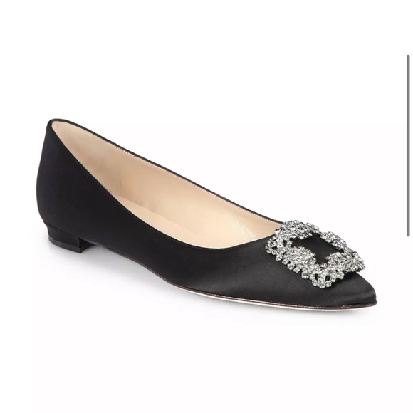Manolo Blahnik Shoes - MANOLO BLAHNIK Black Flats